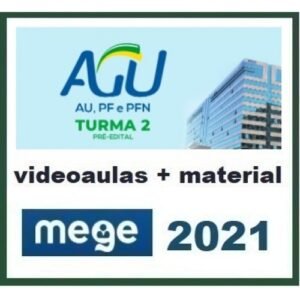 AGU PF PFN - Advogado da União - Delegado Federal e  Procurador da Fazenda Nacional - Pré Edital (MEGE 2021.2)
