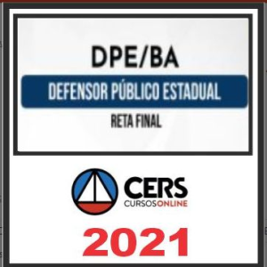 DPE BA (Defensor Público) Pós Edital – Cers 2021 DPEBA