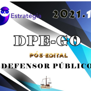DPE-GO (Defensor Público) - 2021 (Pós-Edital) ESTRATEGIA - RATEIO DPEGO - GOIAS