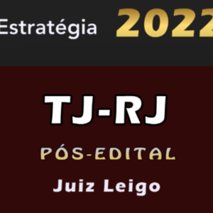 TJ-RJ (Juiz Leigo) Pacote Completo Estrategia 2022 (Pós-Edital)