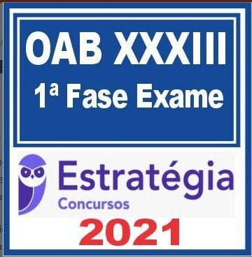 OAB 1ª Fase (33) XXXIII Exame da Ordem – Estratégia 2021 - Rateio OAB
