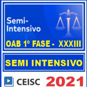 OAB 1ª Fase XXXIII (Semi-Intensivo) Ceisc 2021