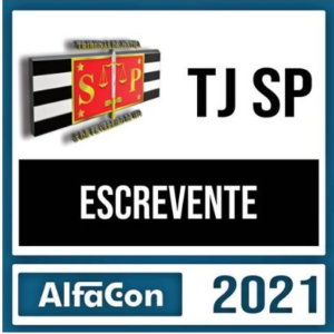 Pacote Completo - TJ SP (Escrevente Técnico Judiciário) - com videoaulas - 2021 -  ALFACON - Rateio TJSP Tribunal Justica Sao Paulo