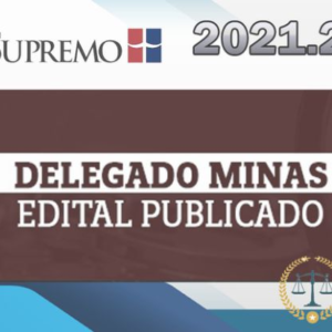 PC MG - Delegado de Polícia Civil Minas Gerais 2021 - Pós-edital - Supremotv 2021.2 - Rateio Pos Edital Supremo PCMG DELTA DELEGADO Policial  PC PMG PosEdital