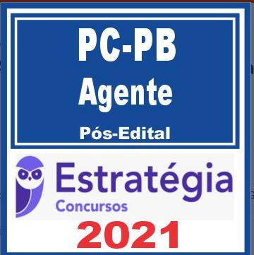 PC PB (Agente) Pós Edital – Estratégia 2021– 2021 (Pós-Edital) PC-PB Rateio PCPB PosEdital Paraiba Policia Civil 2021