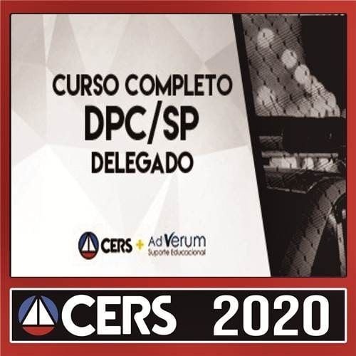 PC SP 2020 – Delegado de Polícia – Preparação Antecipada - CERS - Rateio PCSP Policia Civil Sao Paulo Delta