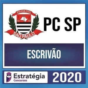 PC SP 2020 - Escrivao  - ESTRATEGIA - Rateio PCSP Policia Civil Sao Paulo