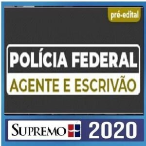 PF - Curso para Agente e Escrivão de Polícia Federal - Supremo 2020.2 - Rateio
