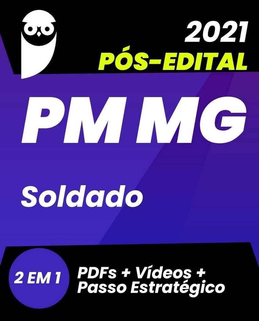 PM-MG Soldado 2021 Pós-Edital - ESTRATEGIA - RATEIO PMMG POLICIA MILITAR MINAS GERAIS POLICIAL