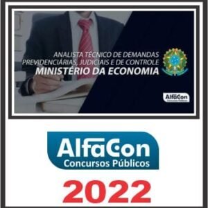 MINISTÉRIO DA ECONOMIA (ANALISTA TÉCNICO) PÓS EDITAL – ALFACON 2022