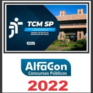 TCM SP (AUXILIAR TÉCNICO – SUPORTE ADMINISTRATIVO) PÓS EDITAL – ALFACON 2022
