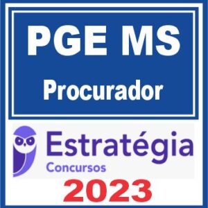 PGE MS (Procurador) Estratégia 2023