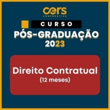 Pós Graduação em Direito Contratual - Turma 2023.2 - 06 ou 12 meses (CERS 2023)