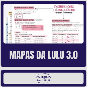 Mapas da Lulu 3.0 - 2023 - Mapas mentais todas materias
