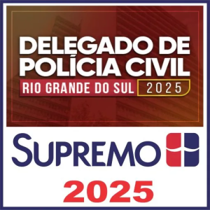 DPC RS (Delegado de Polícia Civil Rio Grande do Sul) Supremo TV 2025 - Rateio PC RS Delta Policial
