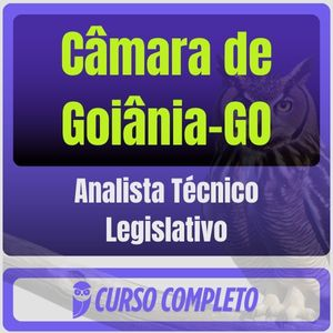 Câmara de Goiânia-GO (Analista Técnico Legislativo) Pós-Edital – 2025 - Estratégia