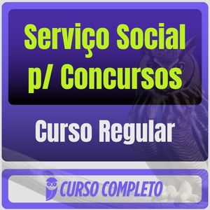 Serviço Social para Concursos – Curso Regular - Estratégia - 2026